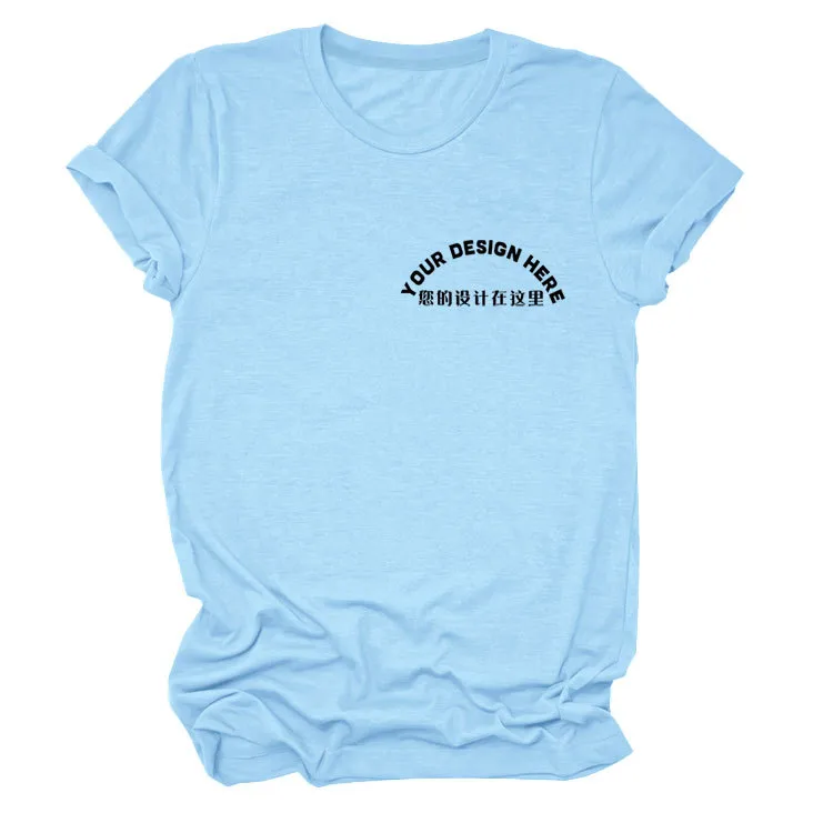 Women's T-shirt Short Sleeve T-Shirts Casual DIY display picture 12