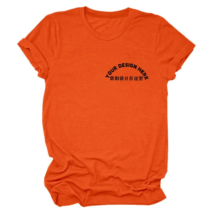Women's T-shirt Short Sleeve T-Shirts Casual DIY display picture 33