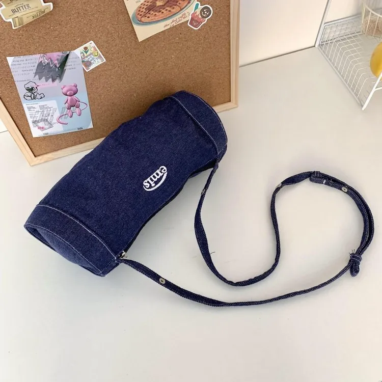 Women's Nylon Vocabulary Words/Name Solid Color Streetwear Cylindrical Zipper Shoulder Bag display picture 5