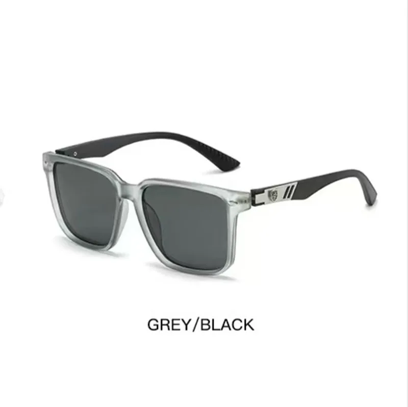 Casual Business Retro Solid Color PC Polarized UV400 Protection Square Full Frame Glasses display picture 13