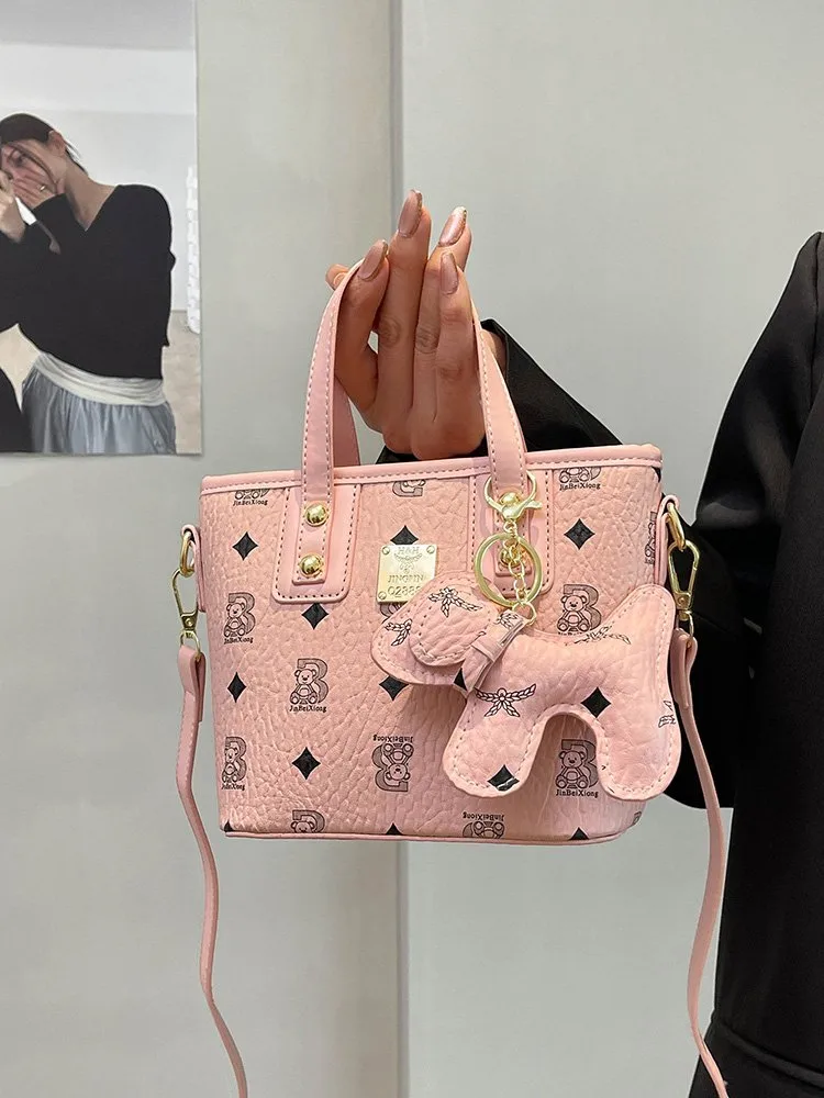 Women's Pu Leather Animal Color Block Argyle Cute Streetwear Square Zipper Shoulder Bag display picture 25