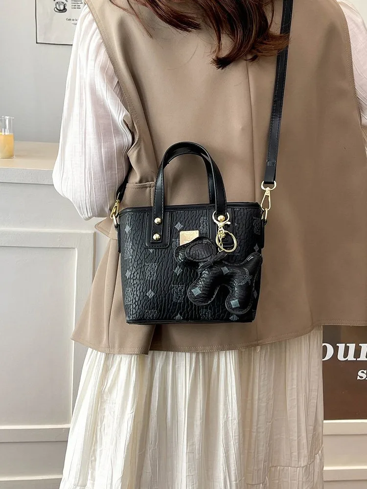 Women's Pu Leather Animal Color Block Argyle Cute Streetwear Square Zipper Shoulder Bag display picture 18