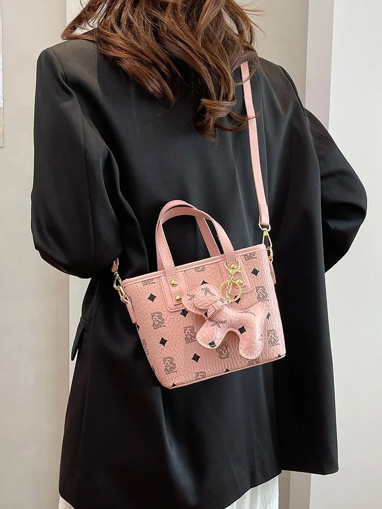 Women's Pu Leather Animal Color Block Argyle Cute Streetwear Square Zipper Shoulder Bag display picture 20