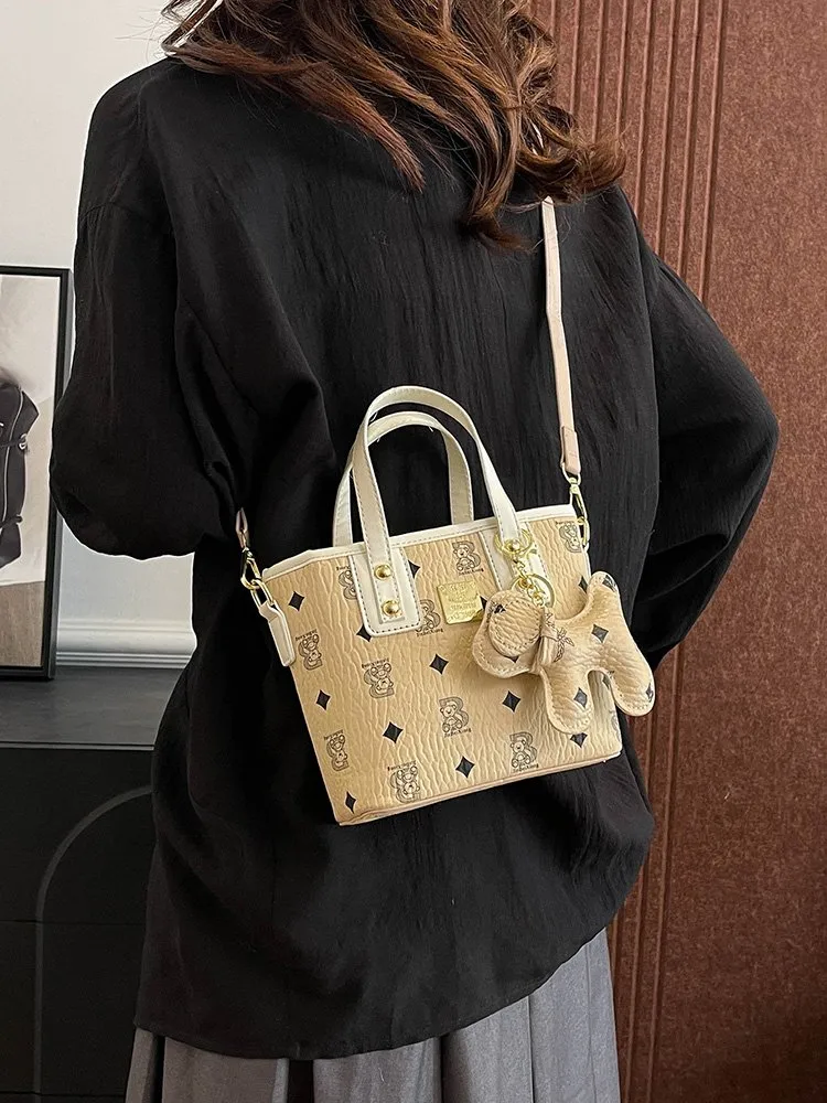 Women's Pu Leather Animal Color Block Argyle Cute Streetwear Square Zipper Shoulder Bag display picture 30