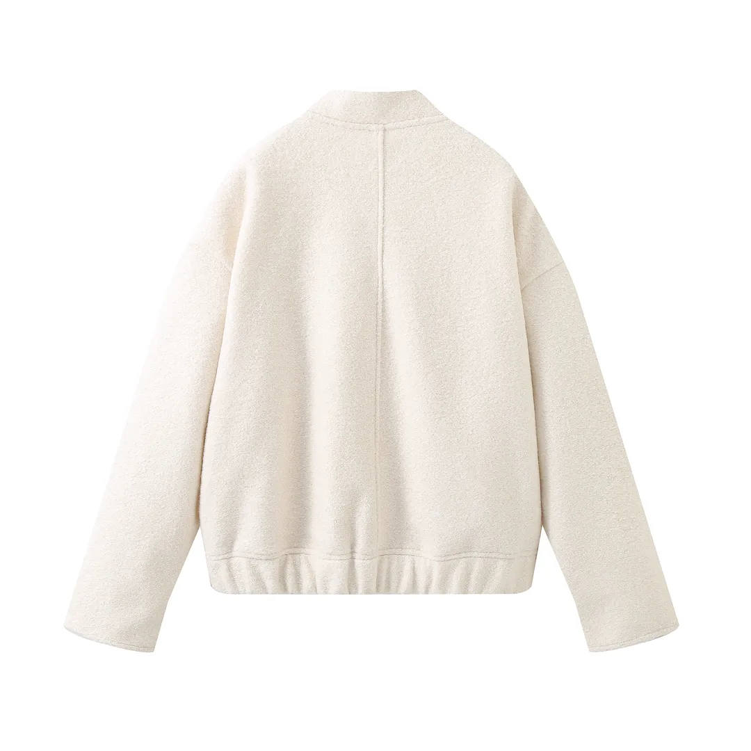 Women's Simple Style Solid Color Coat display picture 3