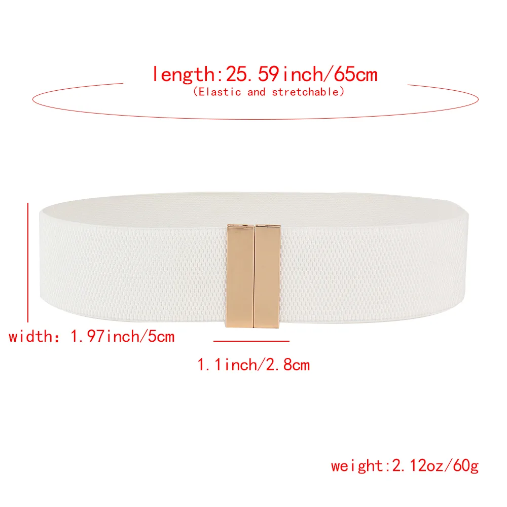 Modern Style Solid Color Alloy Women's Chain Belts display picture 1