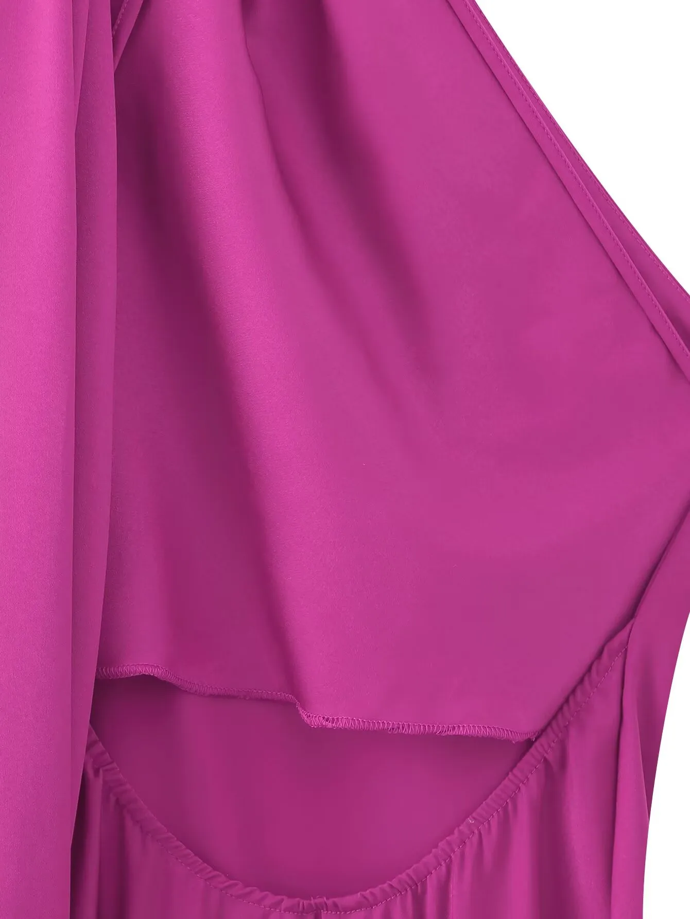 Women's Sheath Dress Casual Elegant Halter Neck Sleeveless Solid Color Maxi Long Dress Holiday Travel Daily display picture 6