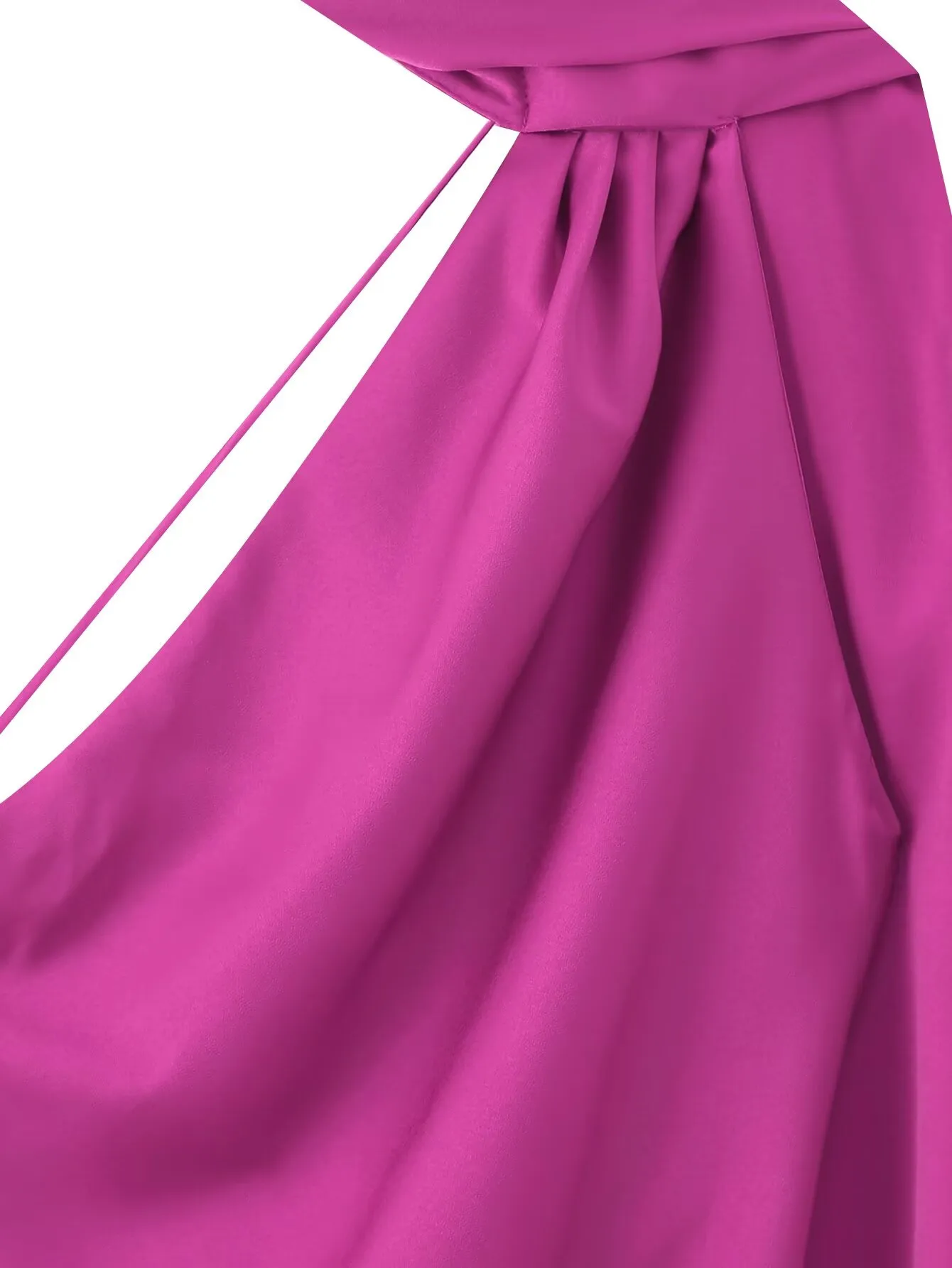 Women's Sheath Dress Casual Elegant Halter Neck Sleeveless Solid Color Maxi Long Dress Holiday Travel Daily display picture 4