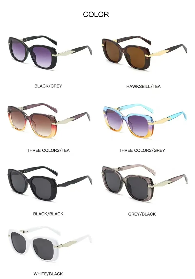 IG Style Casual Retro Solid Color PC UV400 Protection Oval Frame Full Frame Glasses display picture 7