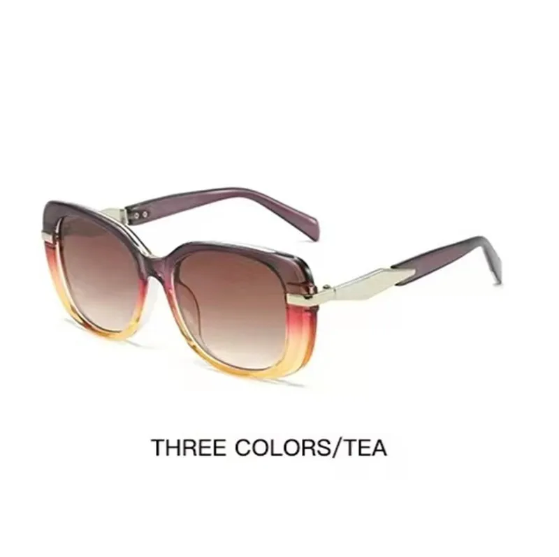 IG Style Casual Retro Solid Color PC UV400 Protection Oval Frame Full Frame Glasses display picture 11