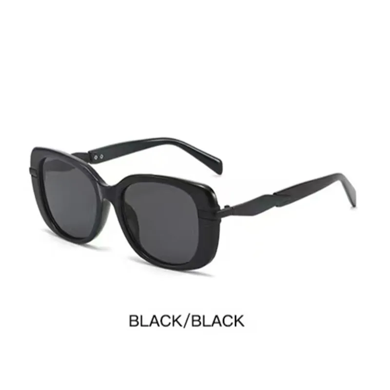 IG Style Casual Retro Solid Color PC UV400 Protection Oval Frame Full Frame Glasses display picture 13