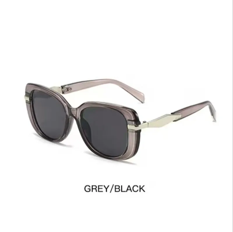 IG Style Casual Retro Solid Color PC UV400 Protection Oval Frame Full Frame Glasses display picture 14
