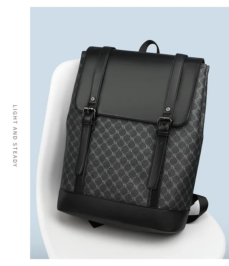 Plaid Casual Holiday Laptop Backpack display picture 5