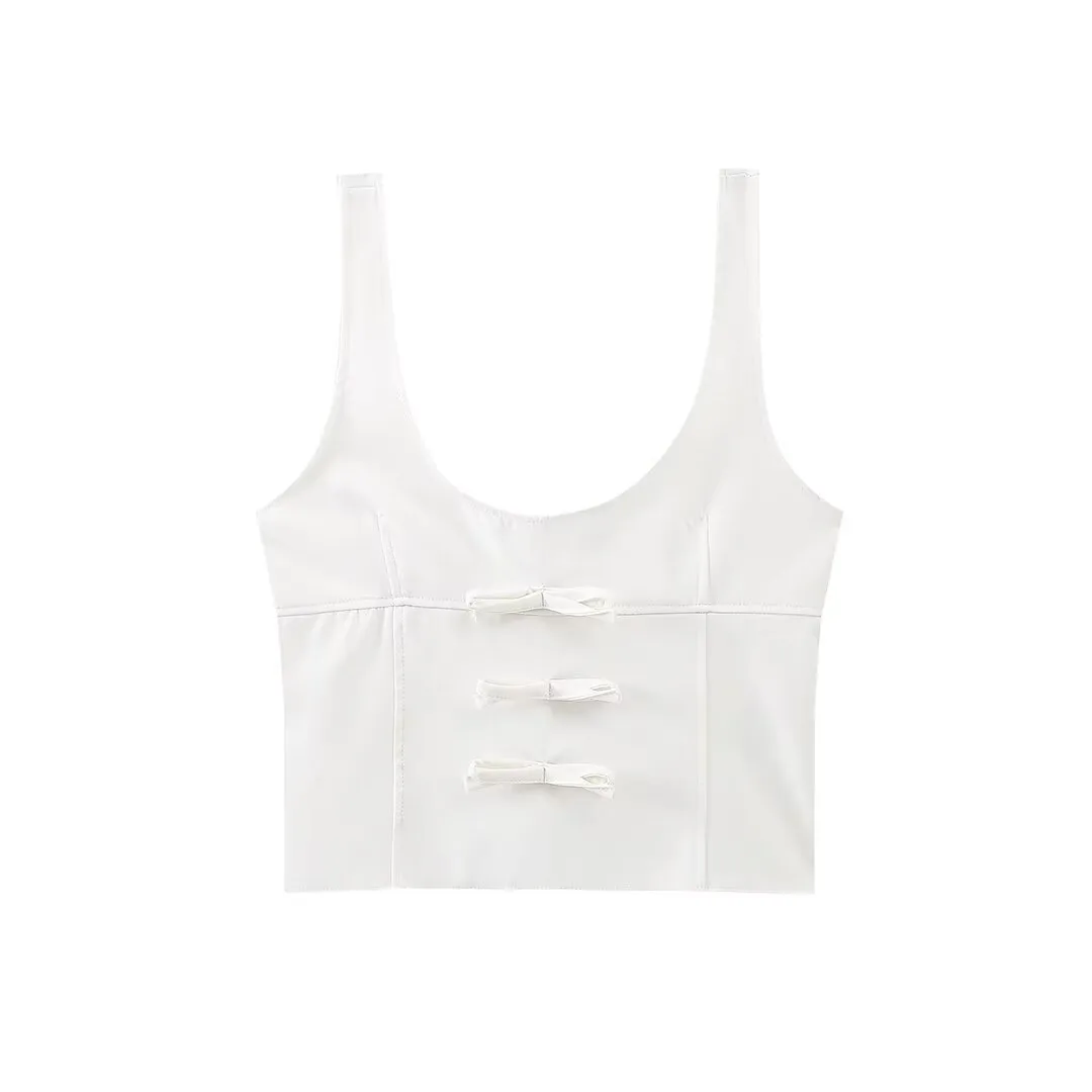 Women's Camisole Tank Tops Casual Bow Knot display picture 2