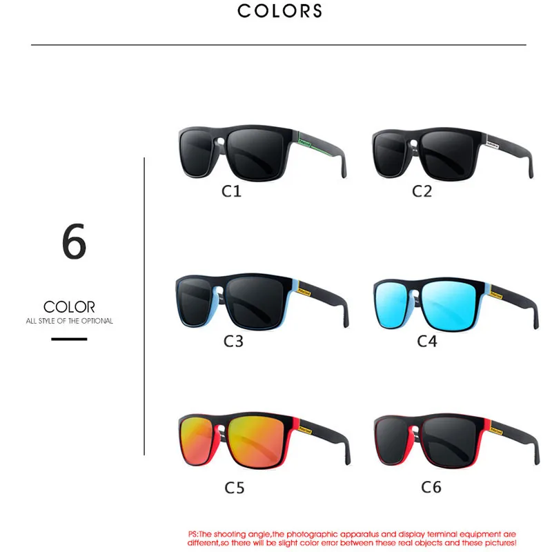 Elegant Sport Style Cool Style Solid Color PC PC Polarized UV400 Protection Square Mountain Style Sport Full Frame Glasses display picture 5