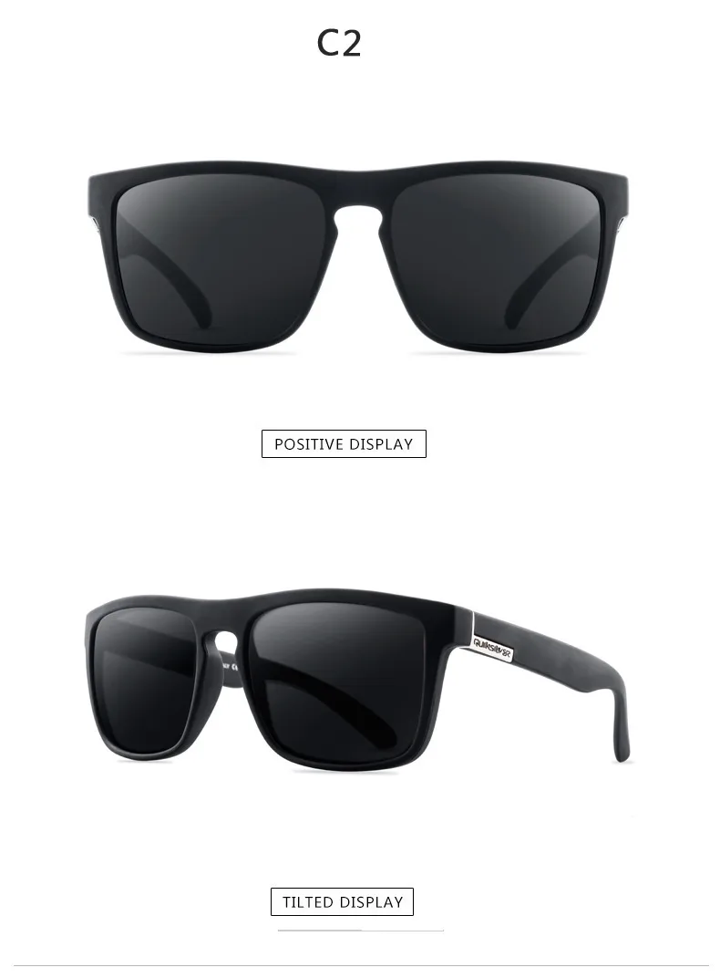 Elegant Sport Style Cool Style Solid Color PC PC Polarized UV400 Protection Square Mountain Style Sport Full Frame Glasses display picture 6