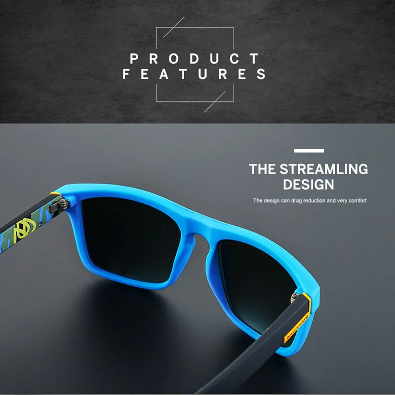 Elegant Sport Style Cool Style Solid Color PC PC Polarized UV400 Protection Square Mountain Style Sport Full Frame Glasses display picture 3