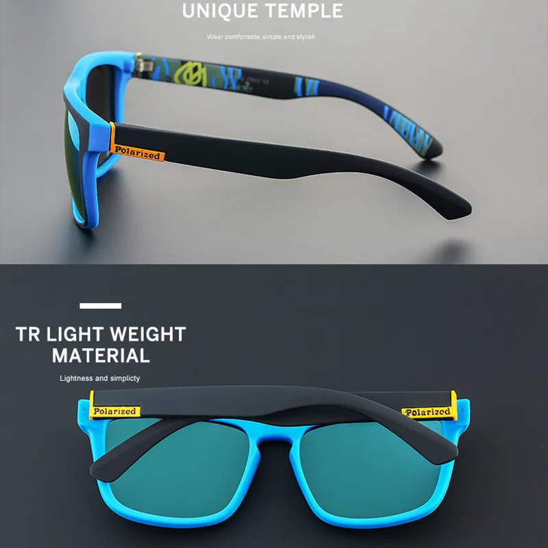 Elegant Sport Style Cool Style Solid Color PC PC Polarized UV400 Protection Square Mountain Style Sport Full Frame Glasses display picture 1