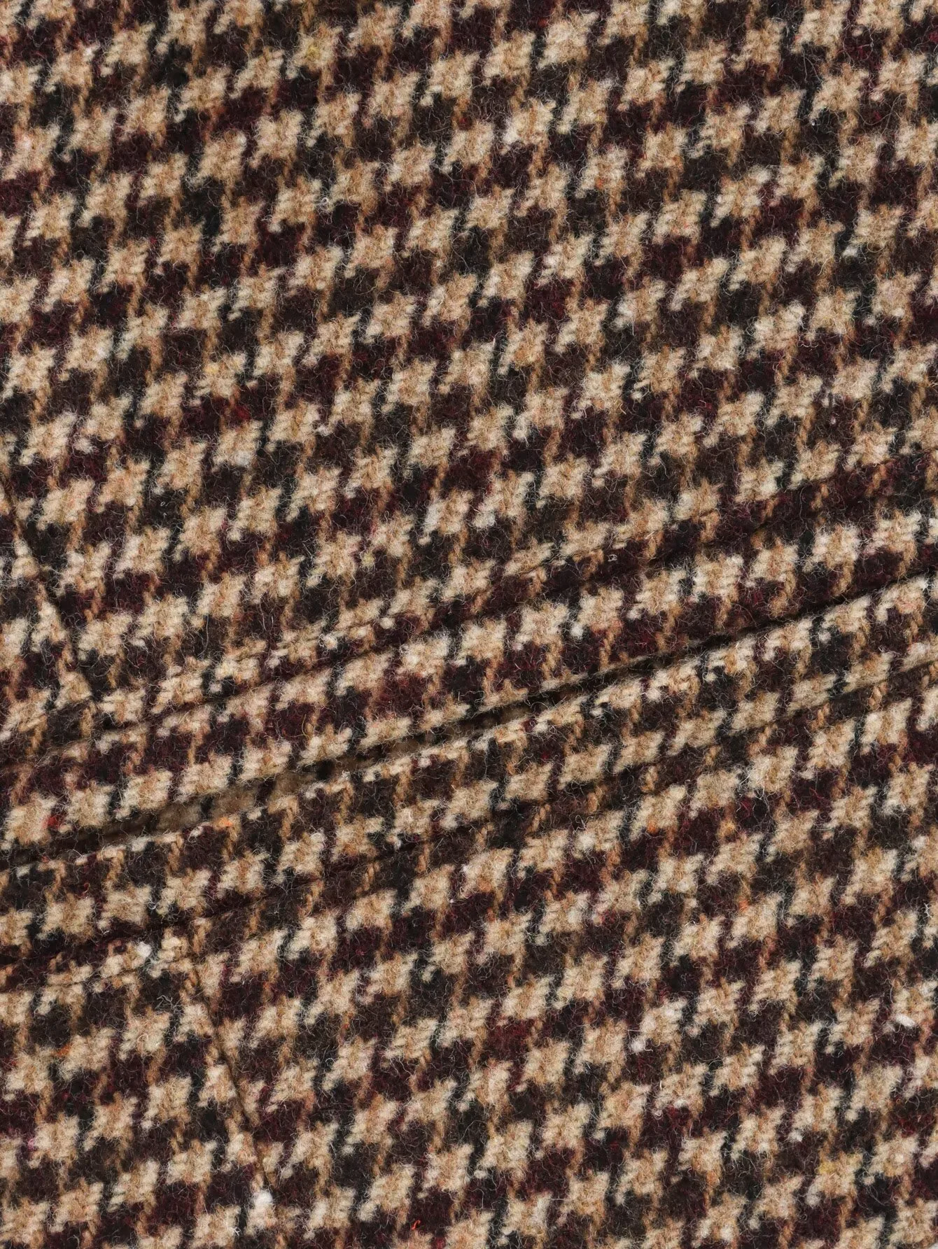 Women's Streetwear Houndstooth Coat Jacket display picture 7