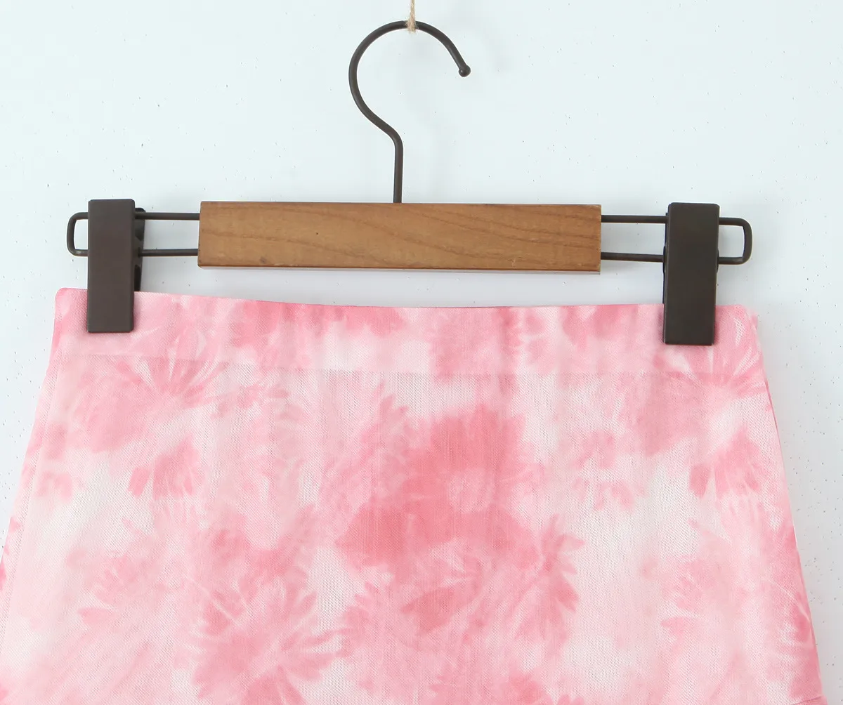 Daily Women's Elegant Sexy Flower Polyester Skirt Co-ord Set Shorts Sets display picture 32