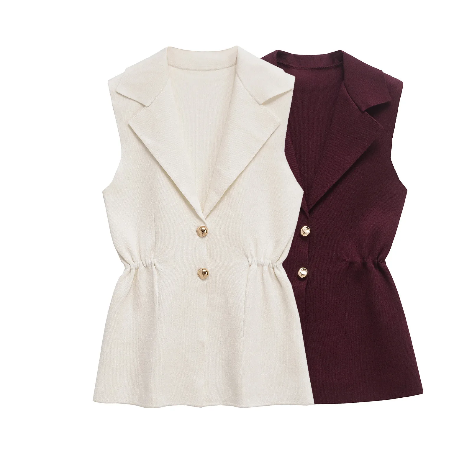 Women's Sleeveless Blazers Streetwear Solid Color display picture 8