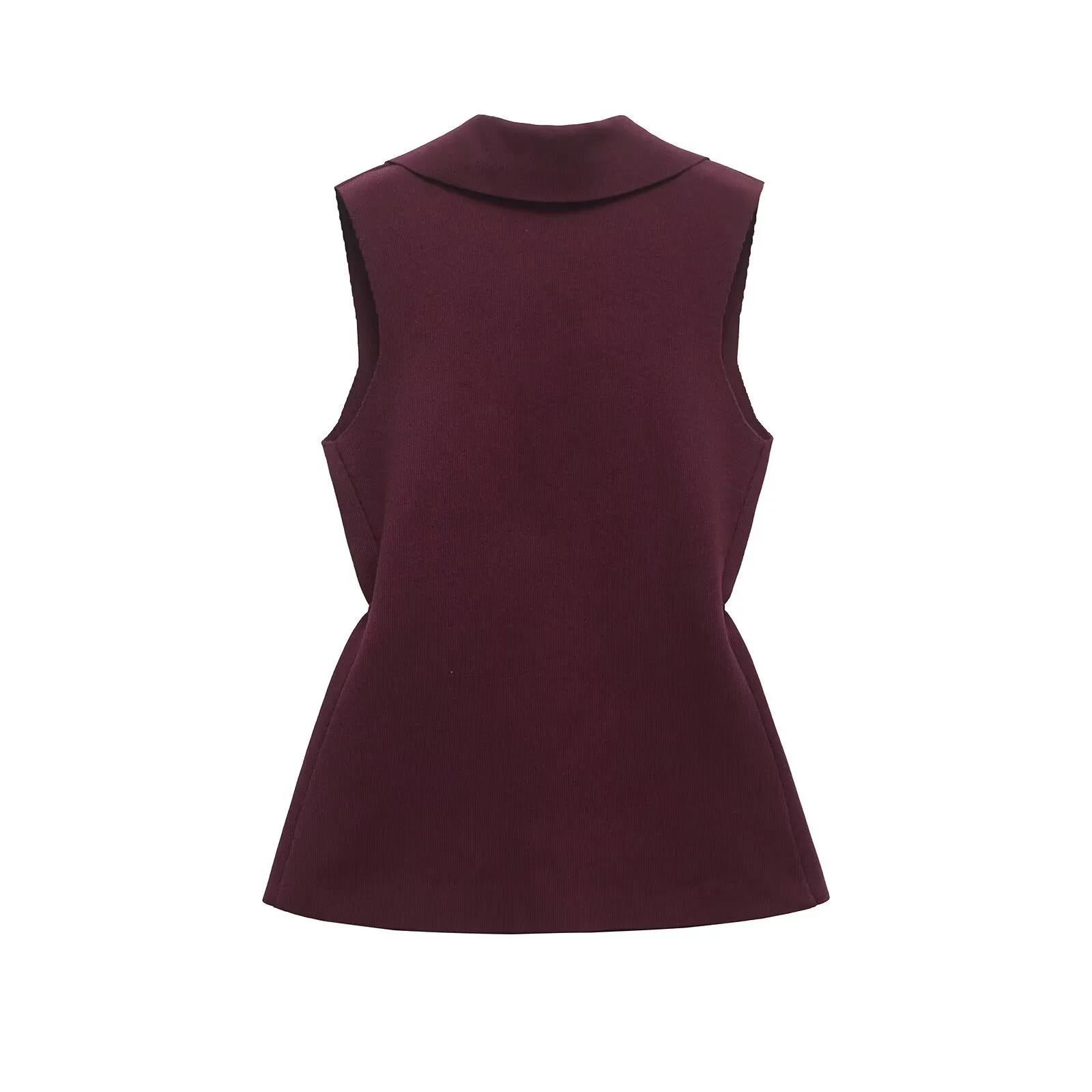 Women's Sleeveless Blazers Streetwear Solid Color display picture 18