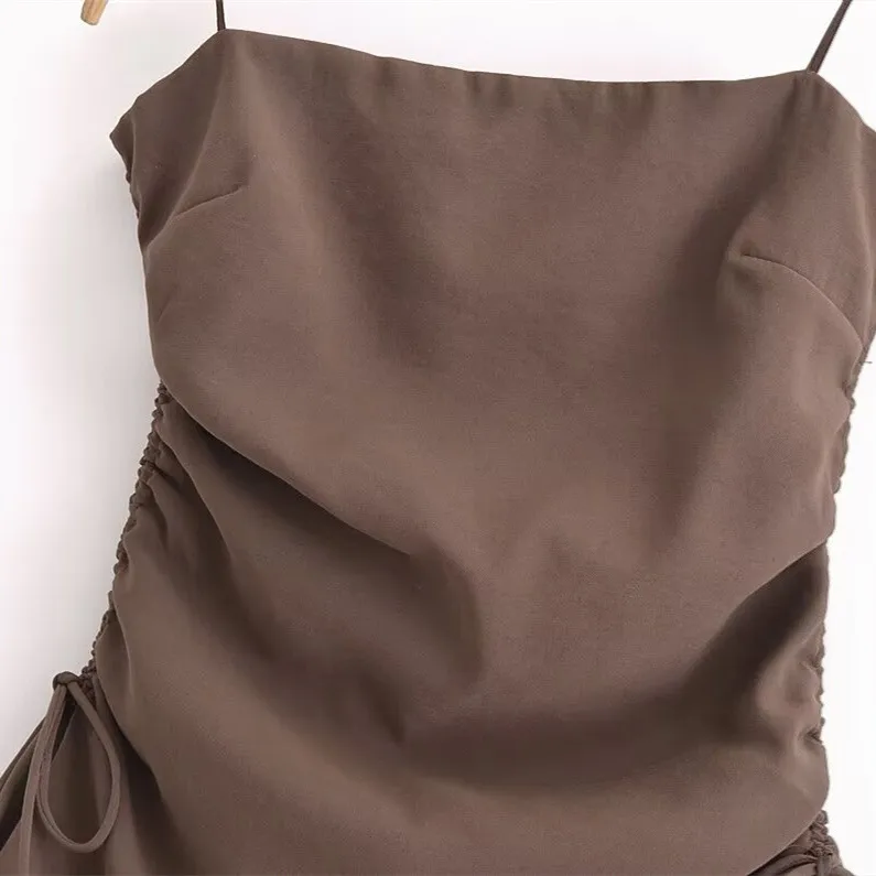 Daily Women's Casual Elegant Solid Color Polyester Pleated Pant Co-ord Set Shorts Sets display picture 6