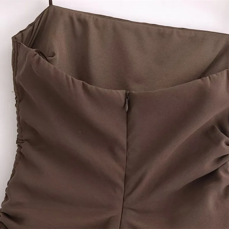 Daily Women's Casual Elegant Solid Color Polyester Pleated Pant Co-ord Set Shorts Sets display picture 11