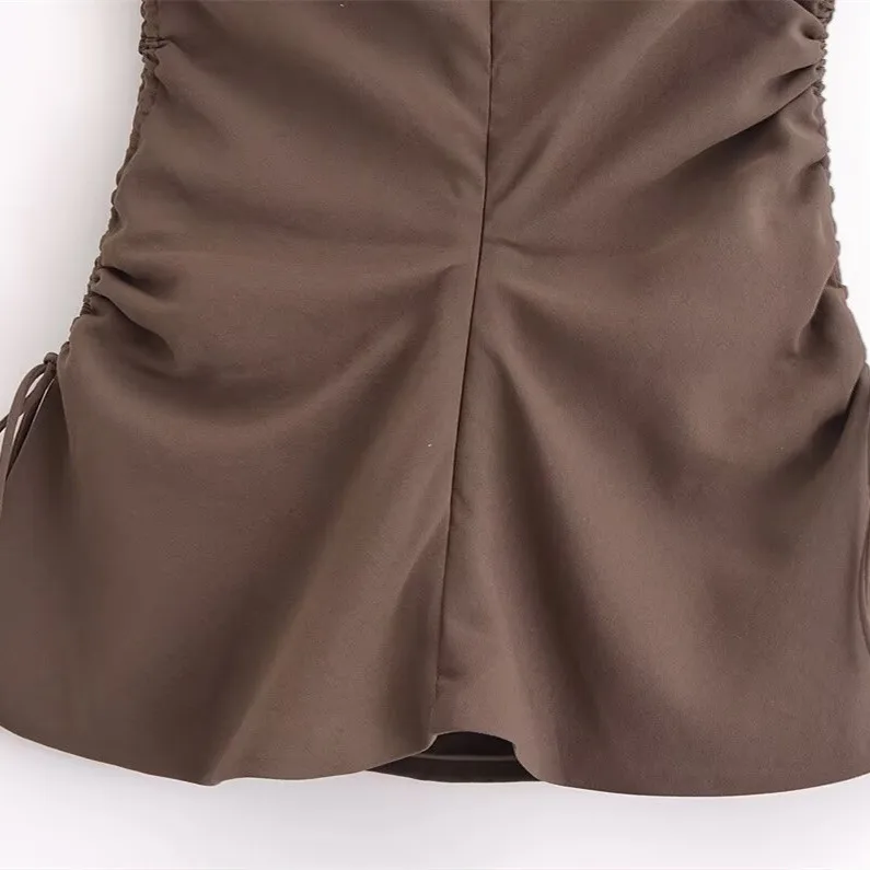 Daily Women's Casual Elegant Solid Color Polyester Pleated Pant Co-ord Set Shorts Sets display picture 12