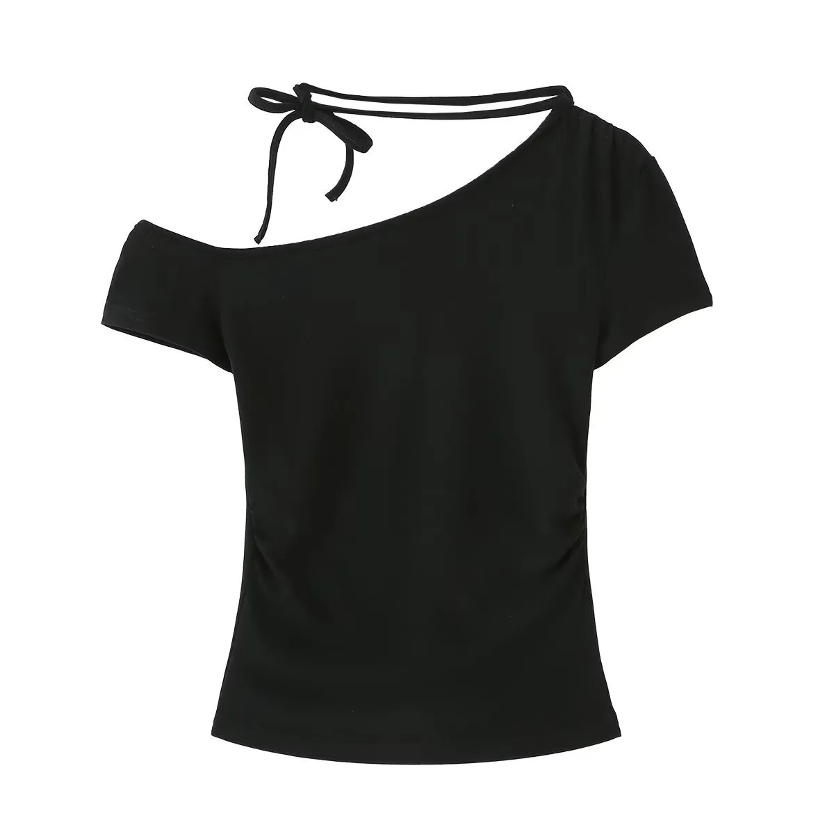 Women's T-shirt Short Sleeve T-Shirts Casual Elegant Solid Color display picture 3