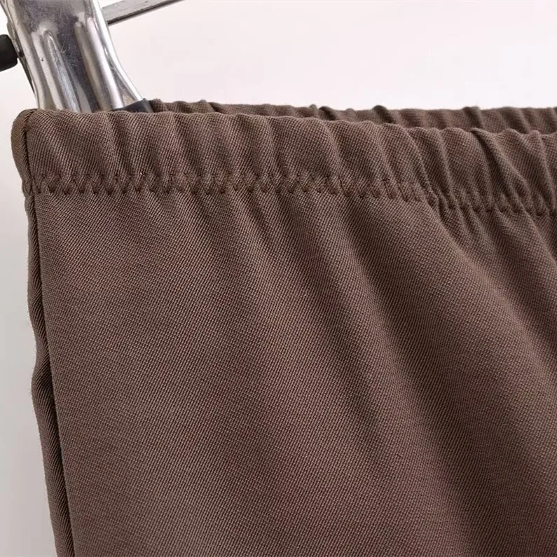 Daily Women's Casual Elegant Solid Color Polyester Pleated Pant Co-ord Set Shorts Sets display picture 20