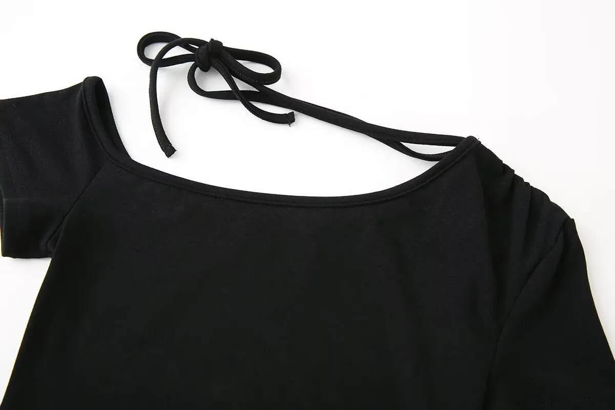 Women's T-shirt Short Sleeve T-Shirts Casual Elegant Solid Color display picture 5