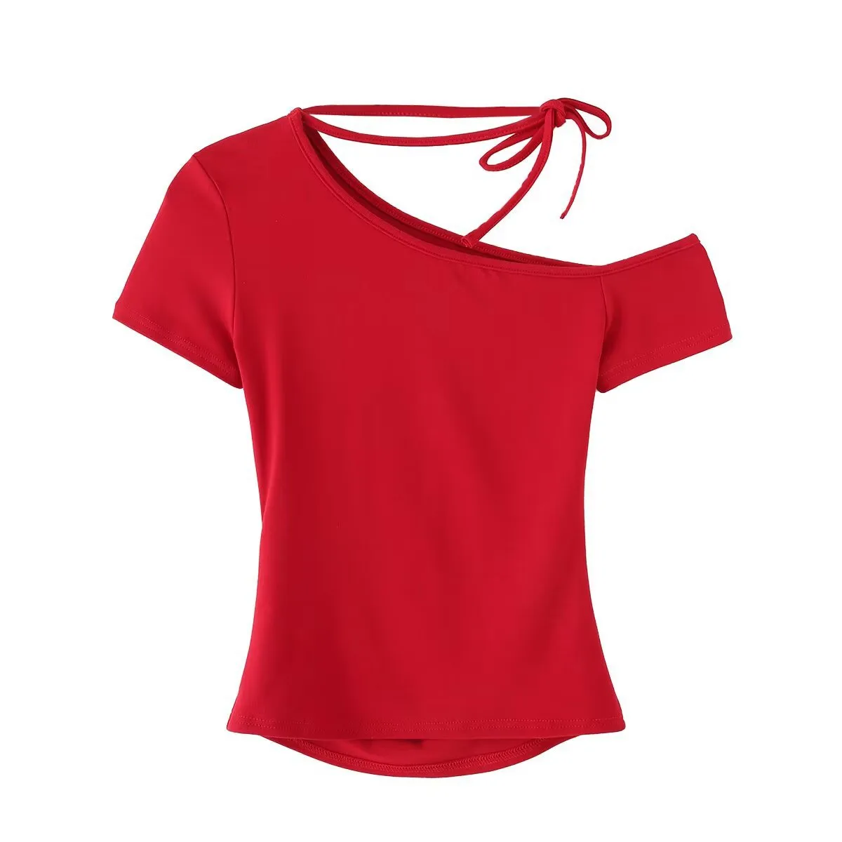 Women's T-shirt Short Sleeve T-Shirts Casual Elegant Solid Color display picture 14