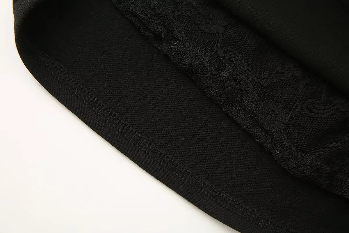 Women's T-shirt Short Sleeve T-Shirts Casual Elegant Sexy Lace display picture 22