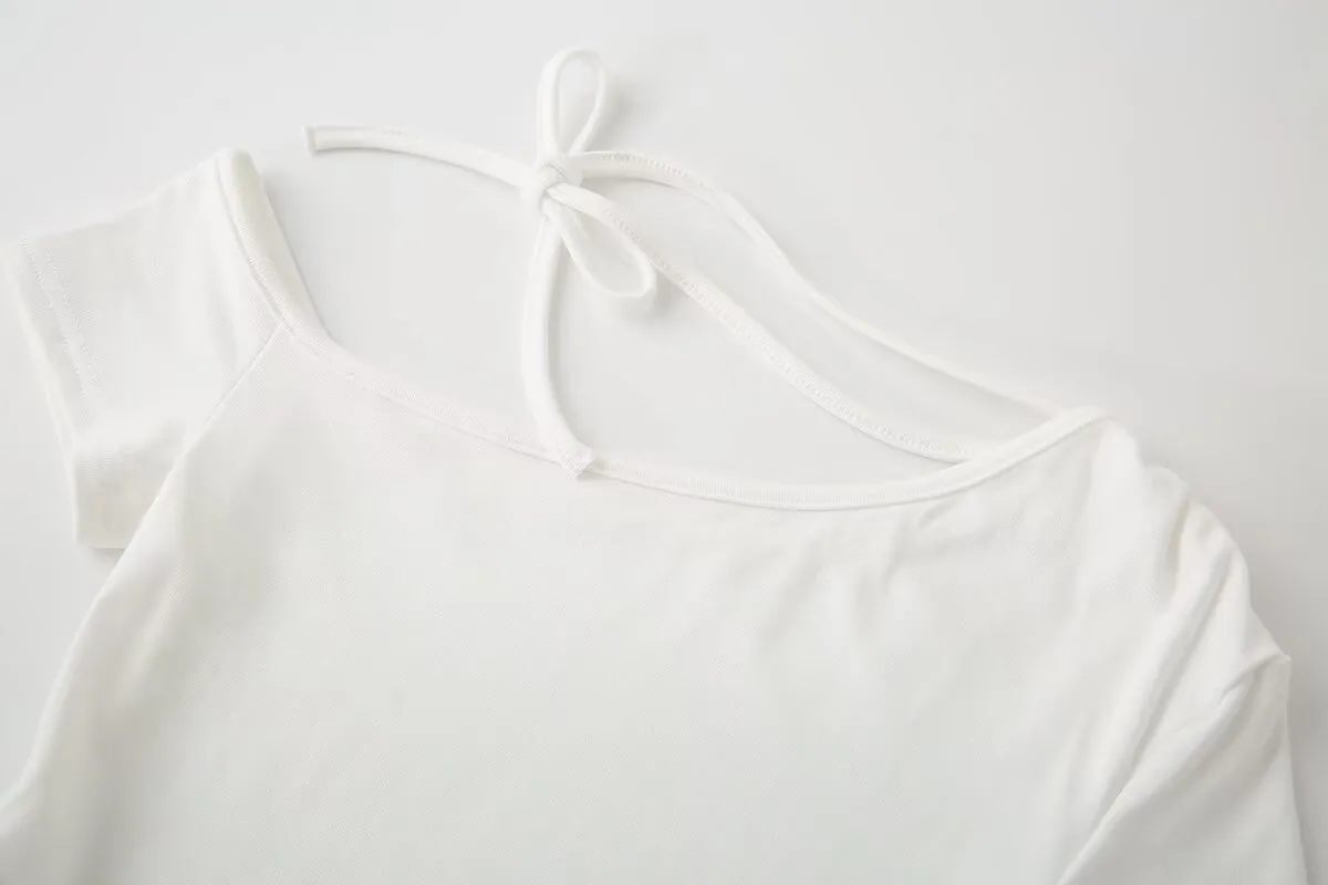 Women's T-shirt Short Sleeve T-Shirts Casual Elegant Solid Color display picture 25