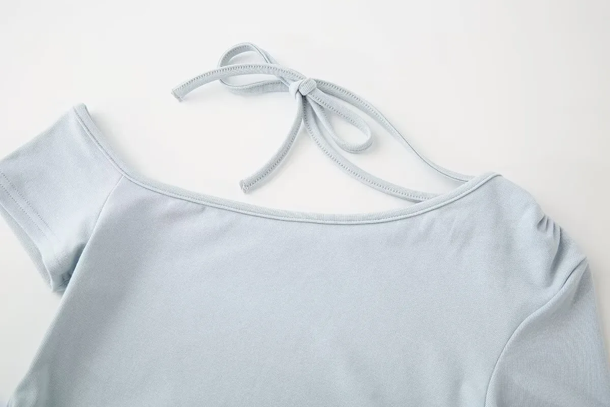 Women's T-shirt Short Sleeve T-Shirts Casual Elegant Solid Color display picture 43
