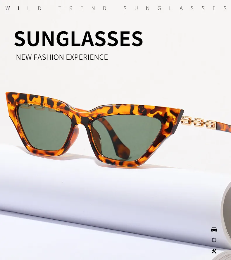 IG Style Personality All-Matching Elegant Solid Color PC UV400 Protection Cat Eye Butterfly Frame Full Frame Glasses display picture 1