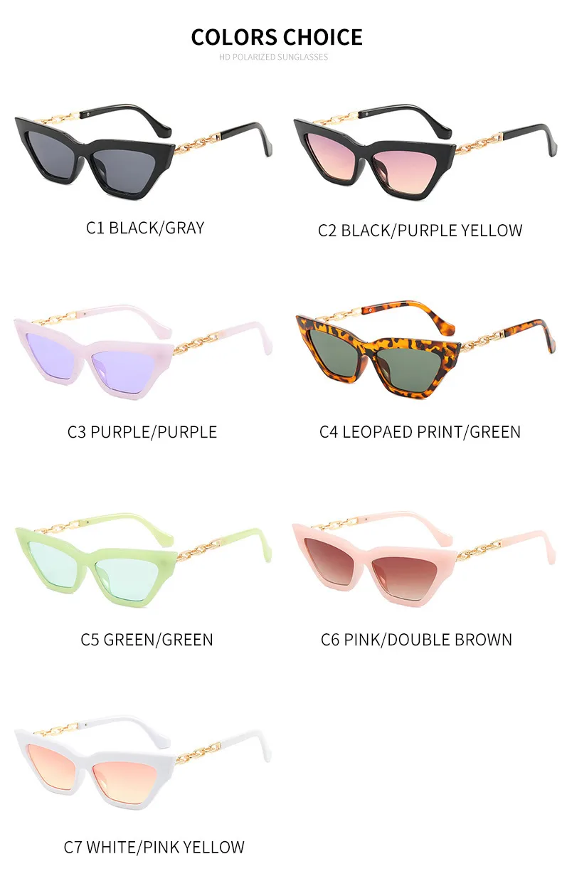 IG Style Personality All-Matching Elegant Solid Color PC UV400 Protection Cat Eye Butterfly Frame Full Frame Glasses display picture 6