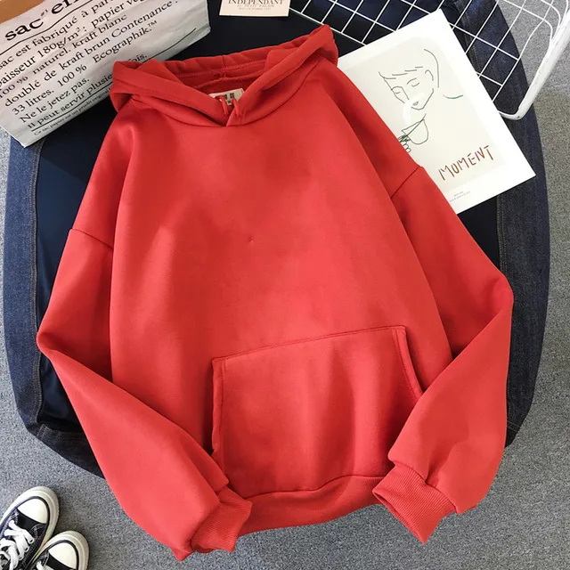 Autumn And Winter Long Sleeve Hooded Women's  Simple Casual Solid Color Women's Wear display picture 12