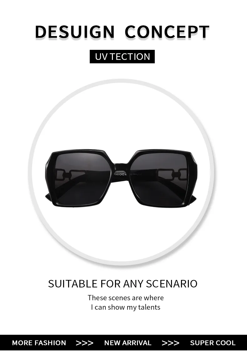 Casual Elegant Streetwear Solid Color PC UV400 Protection Tinted Lenses Square Full Frame Glasses display picture 2