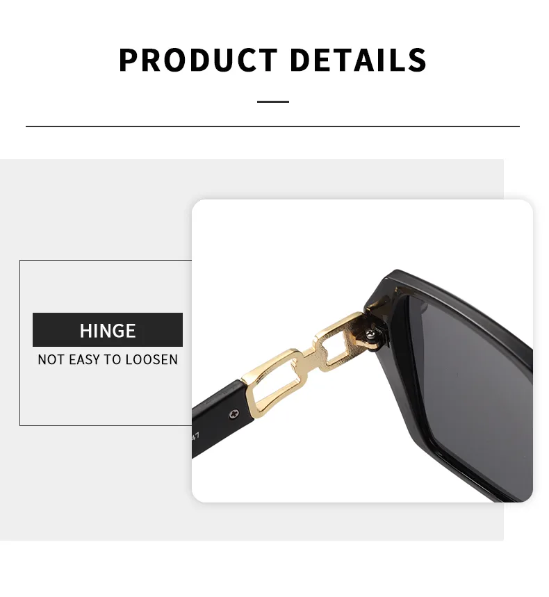 Casual Elegant Streetwear Solid Color PC UV400 Protection Tinted Lenses Square Full Frame Glasses display picture 5