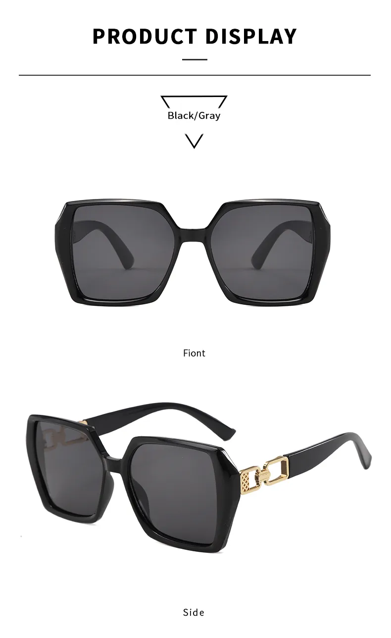 Casual Elegant Streetwear Solid Color PC UV400 Protection Tinted Lenses Square Full Frame Glasses display picture 10