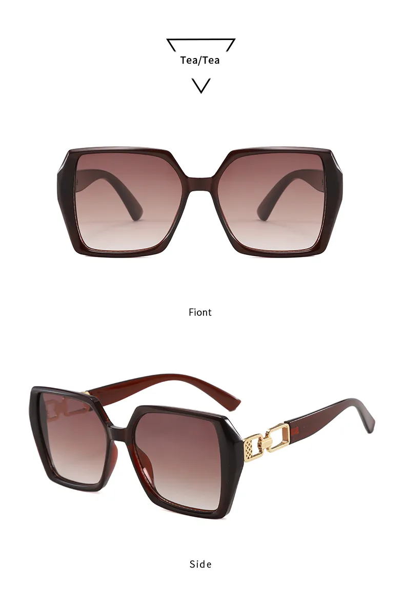 Casual Elegant Streetwear Solid Color PC UV400 Protection Tinted Lenses Square Full Frame Glasses display picture 16