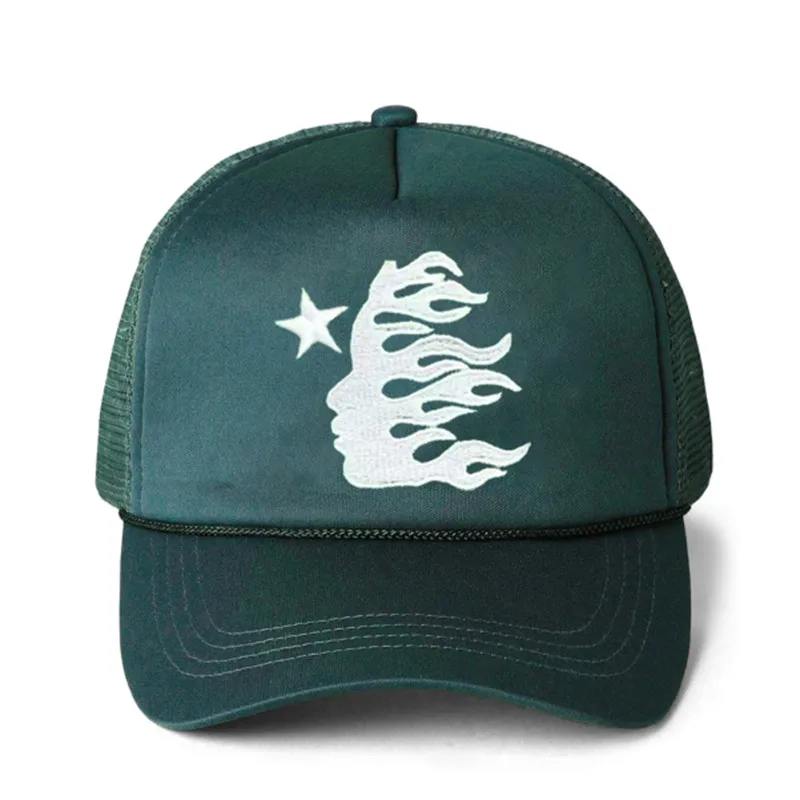 Unisex Exaggerated Artistic Geometric Machine Embroidery Curved Eaves Baseball Cap display picture 2