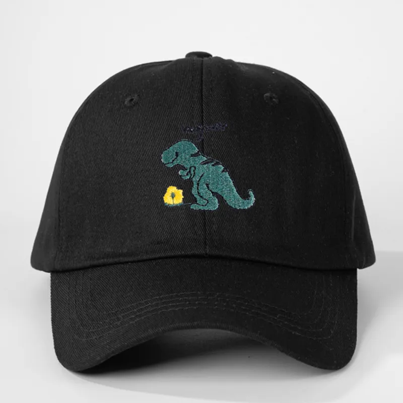 Unisex Cute Dinosaur Machine Embroidery Curved Eaves Baseball Cap display picture 1