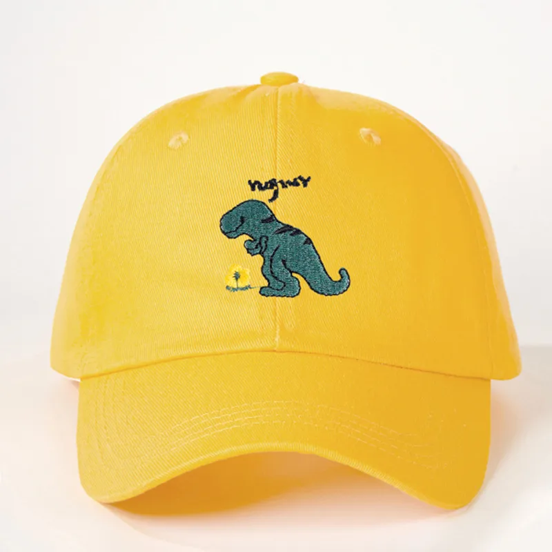 Unisex Cute Dinosaur Machine Embroidery Curved Eaves Baseball Cap display picture 2
