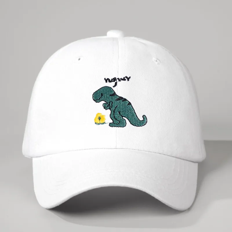 Unisex Cute Dinosaur Machine Embroidery Curved Eaves Baseball Cap display picture 4