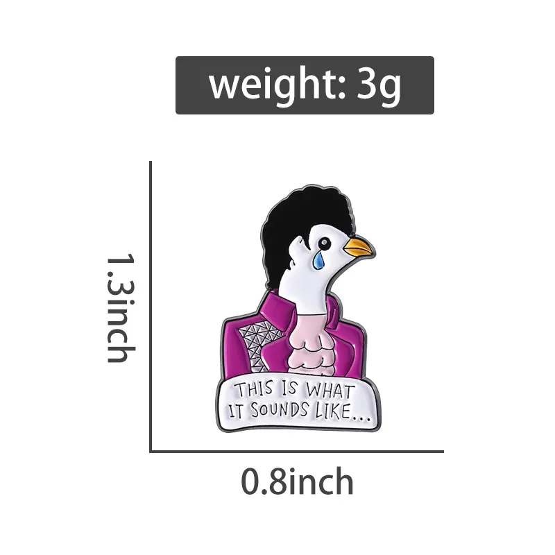 Cartoon Style Cute Streetwear Animal Letter Alloy Stamping Stoving Varnish Plating Women's Cartoon Pinback Badge Brooches Collar Pin display picture 3