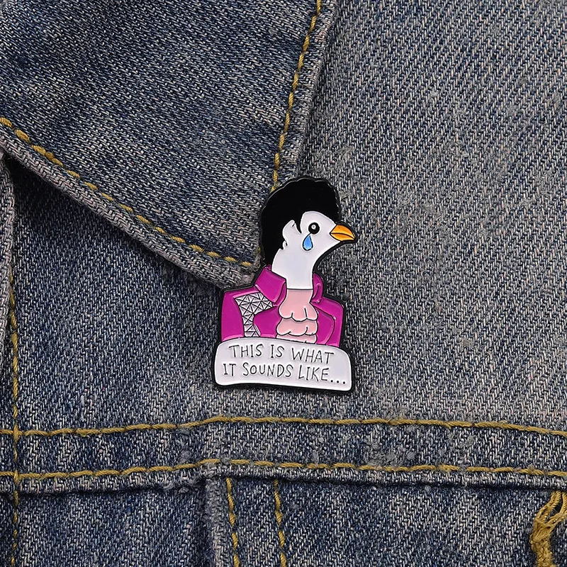 Cartoon Style Cute Streetwear Animal Letter Alloy Stamping Stoving Varnish Plating Women's Cartoon Pinback Badge Brooches Collar Pin display picture 17