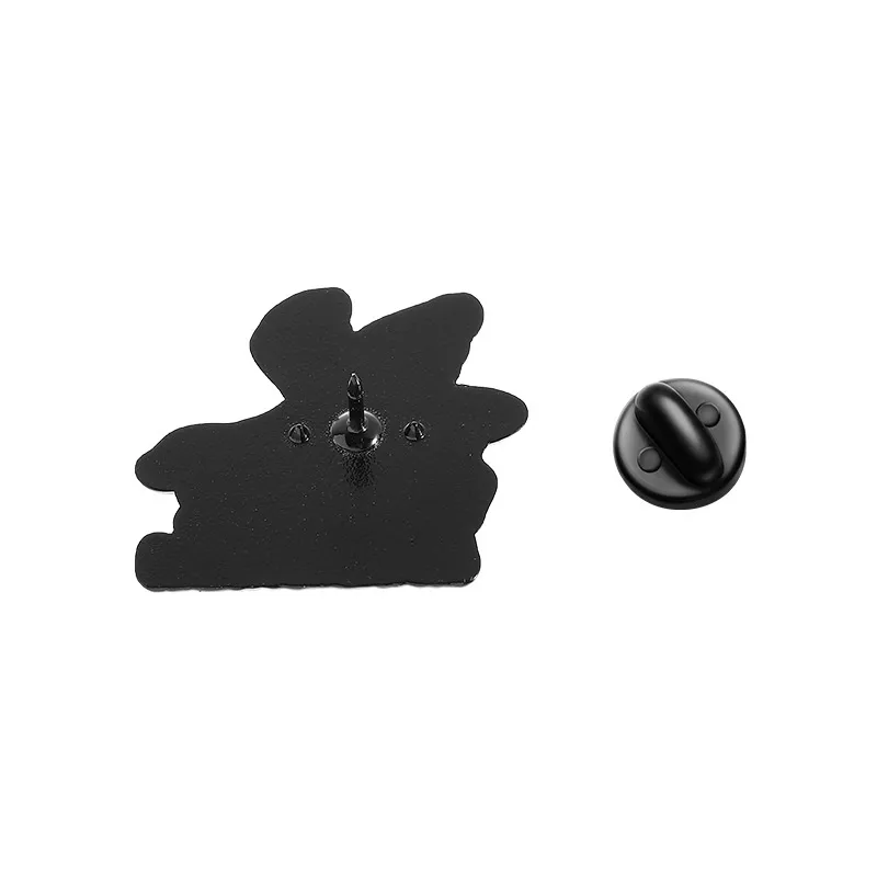 Cartoon Style Cute Streetwear Animal Letter Alloy Stamping Stoving Varnish Plating Women's Cartoon Pinback Badge Brooches Collar Pin display picture 34